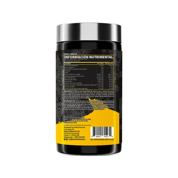NUTREX LIPO 6  INTENSE 60 CAPSULAS