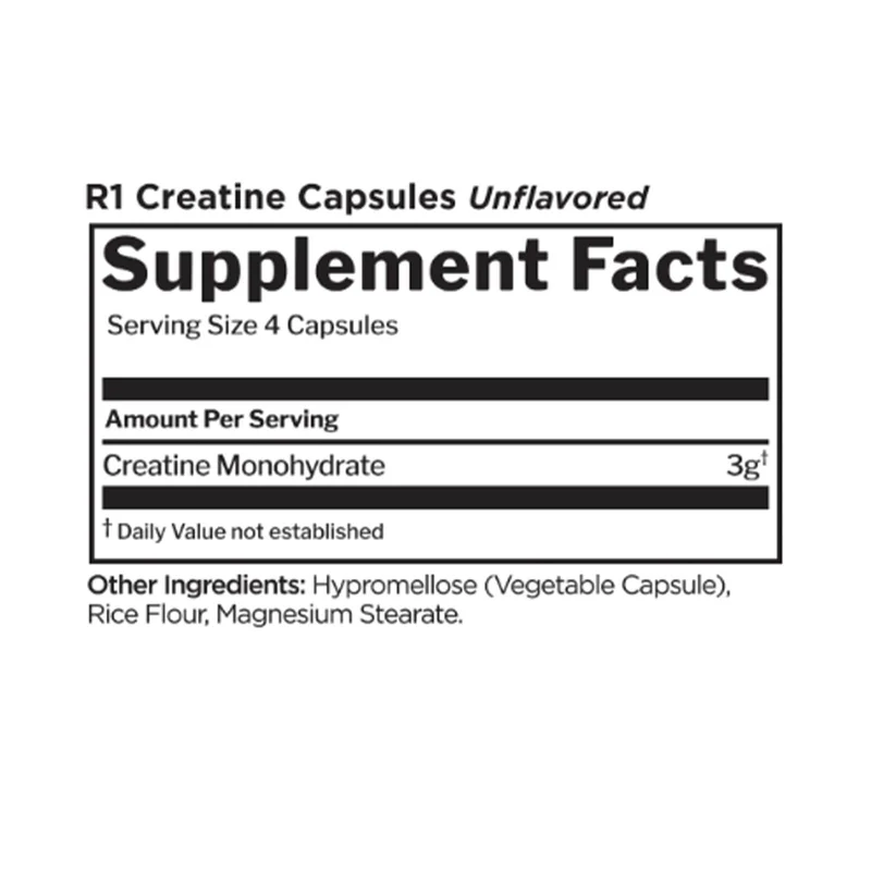 RULE 1 CREATINE CAPSULAS 30 SERVICIOS