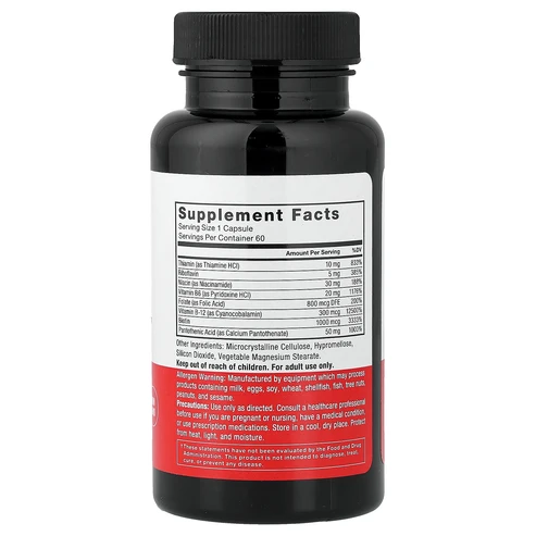 FORCE FACTOR B COMPLEX 60 CAPSULAS