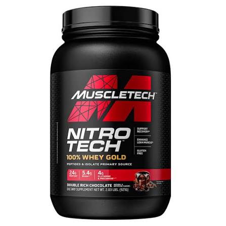 MUSCLETECH NITROTECH WHEY GOLD 2LB DOUBLE RICH CHOCOLATE