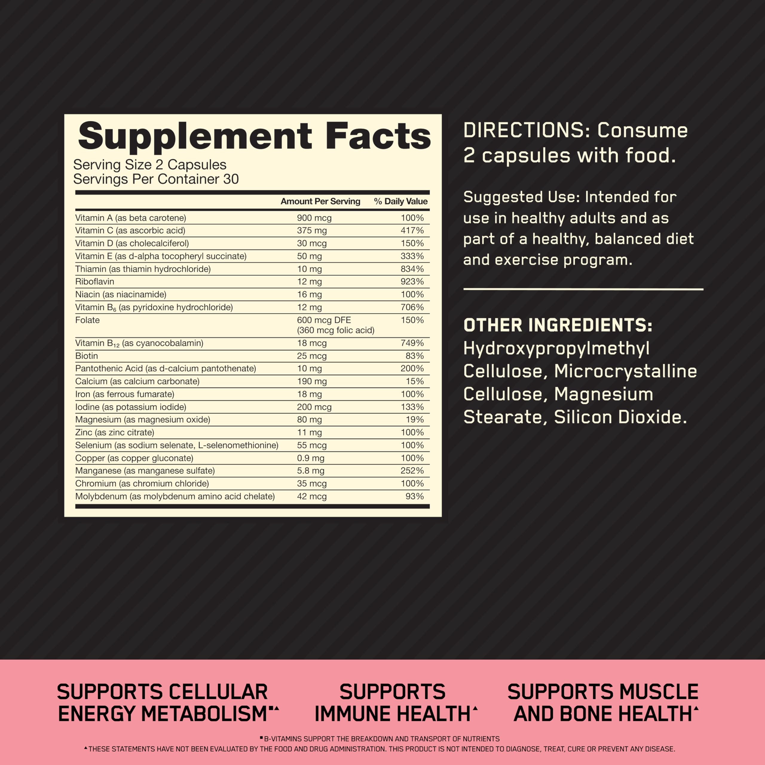 OPTIMUM NUTRITION OPTI-WOMEN 30 SERVICIOS
