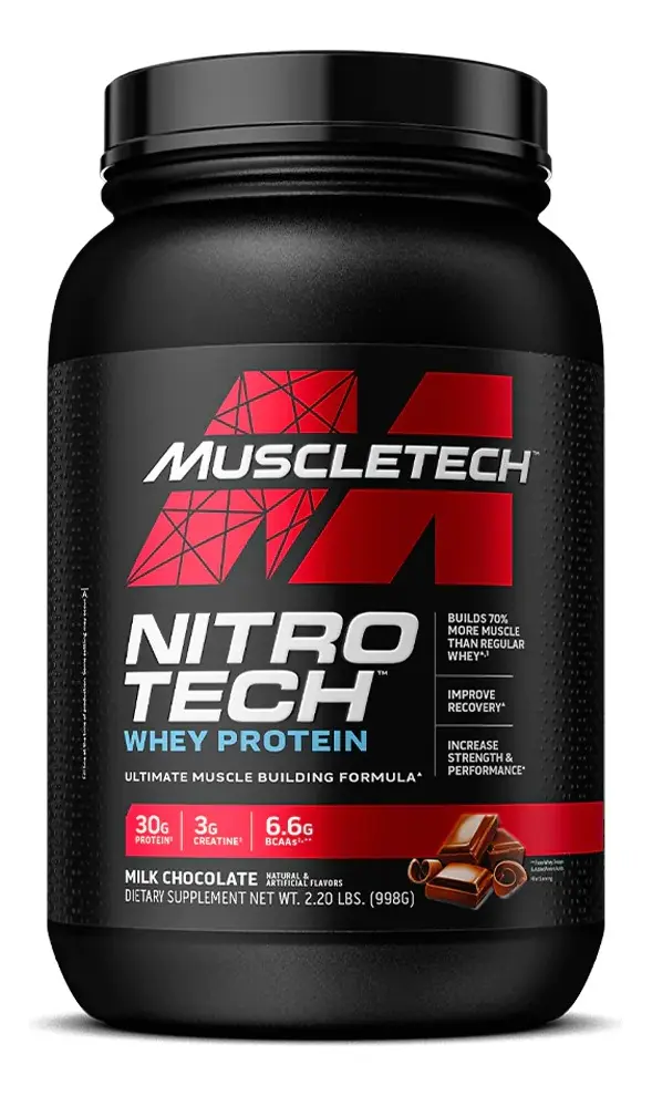 MUSCLETECH NITROTECH WHEY 2.2LB MILK CHOCOLATE