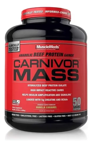 MUSCLEMEDS CARNIVOR MASS VAINILLA CARAMEL 5.7LB