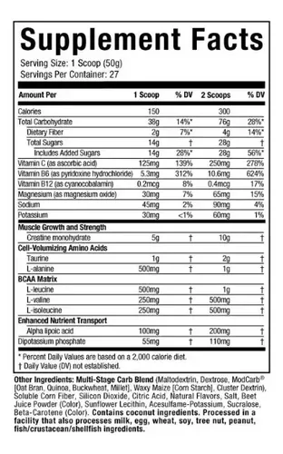MUSCLETECH CELL TECH TROPICAL CITRUS 3LB