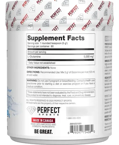PERFECT SPORT GLUTAMINE 80 SERVICIOS