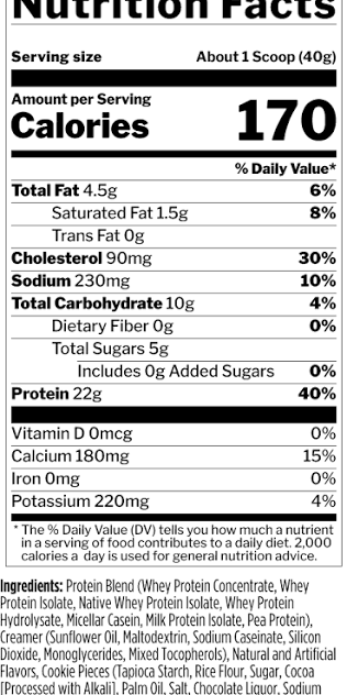 RULE 1 SOURCE  7 PROTEIN COOKIES CREAM 2LB