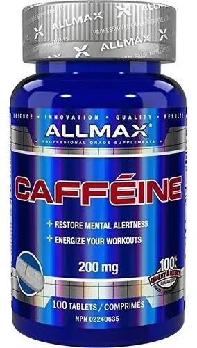 ALLMAX CAFFEINE 100 CAPSULAS