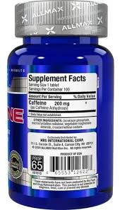 ALLMAX CAFFEINE 100 CAPSULAS
