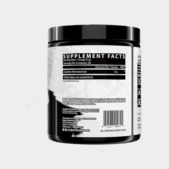 NUTREX CREATINE MONOHYDRATADA 60 SERVICIOS