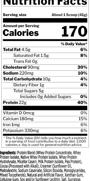 RULE 1 SOURCE 7 PROTEIN CHOCOLATE 1.99LB