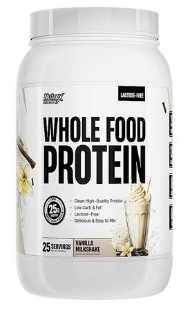 NUTREX WHOLE FOOD PROTEIN VAINILLA MILKSHAKE 2LB
