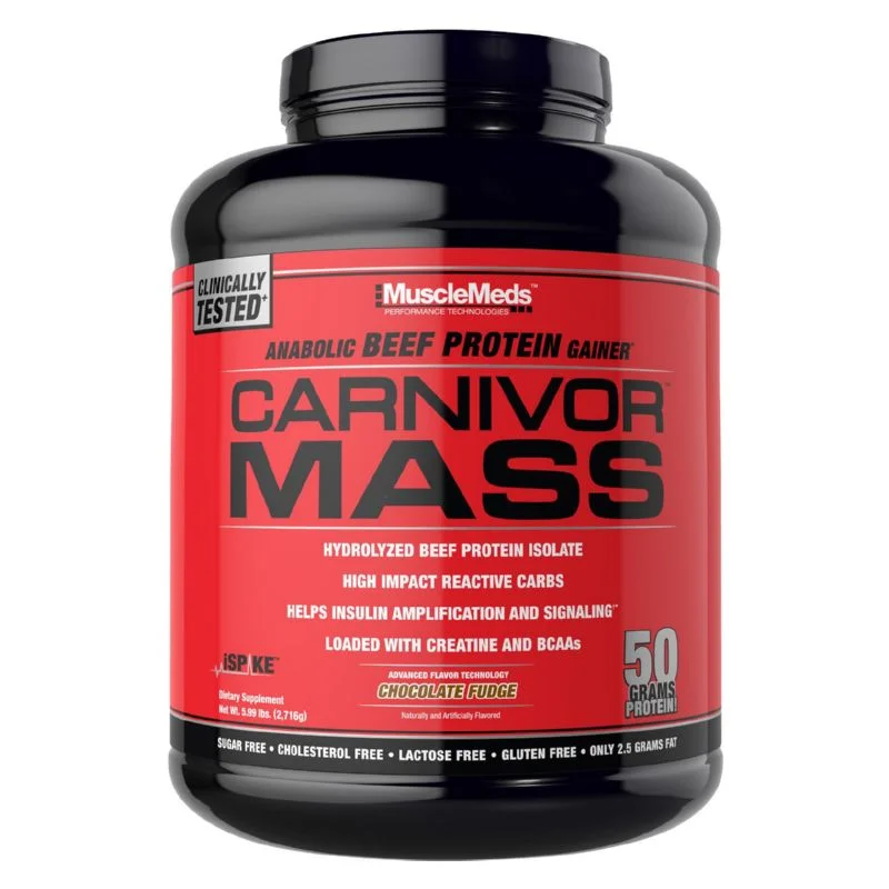 MUSCLEMEDS CARNIVOR MASS CHOCOLATE FUDGE 5.83LB