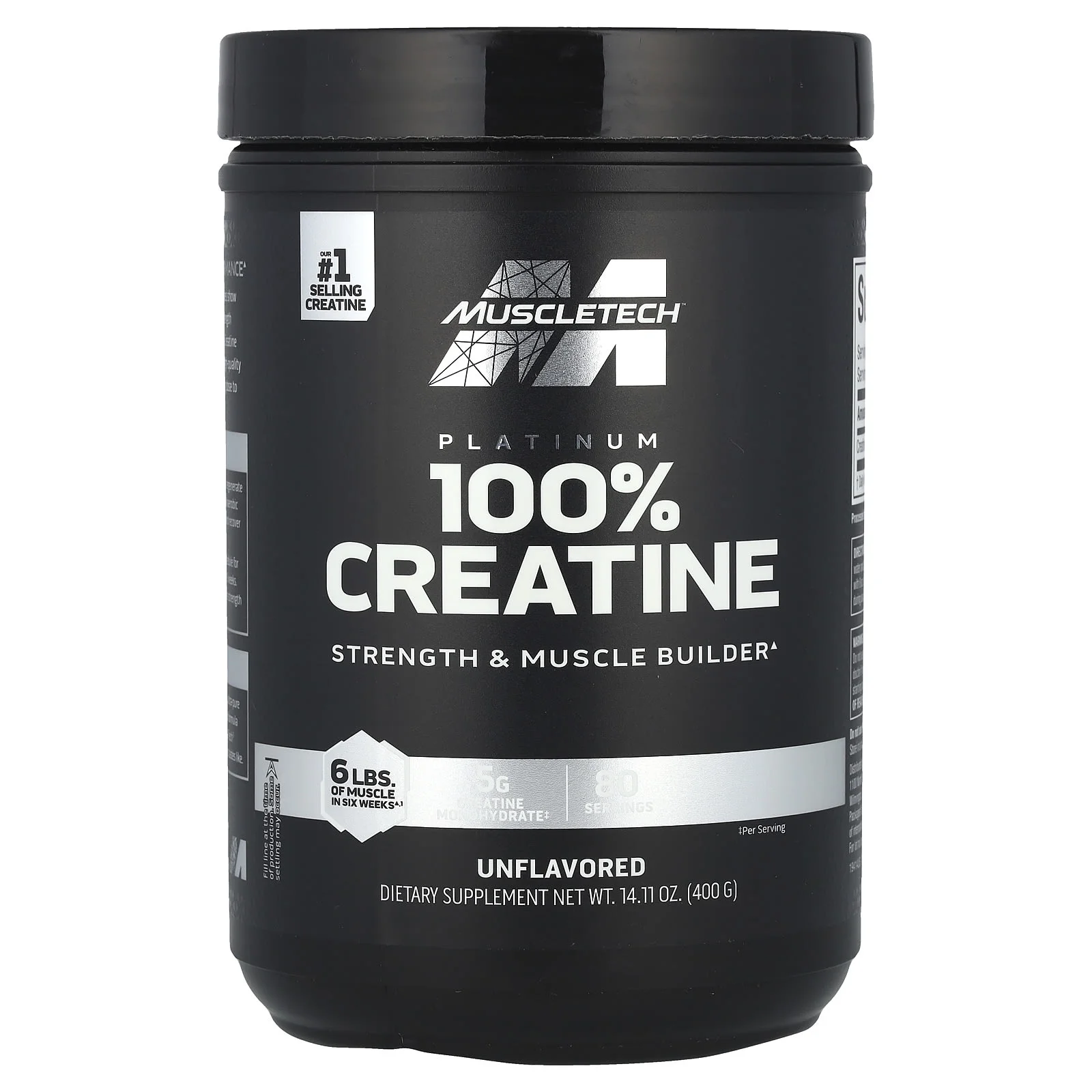 MUSCLETECH CREATINE PLATINUM 80 SERVICIOS