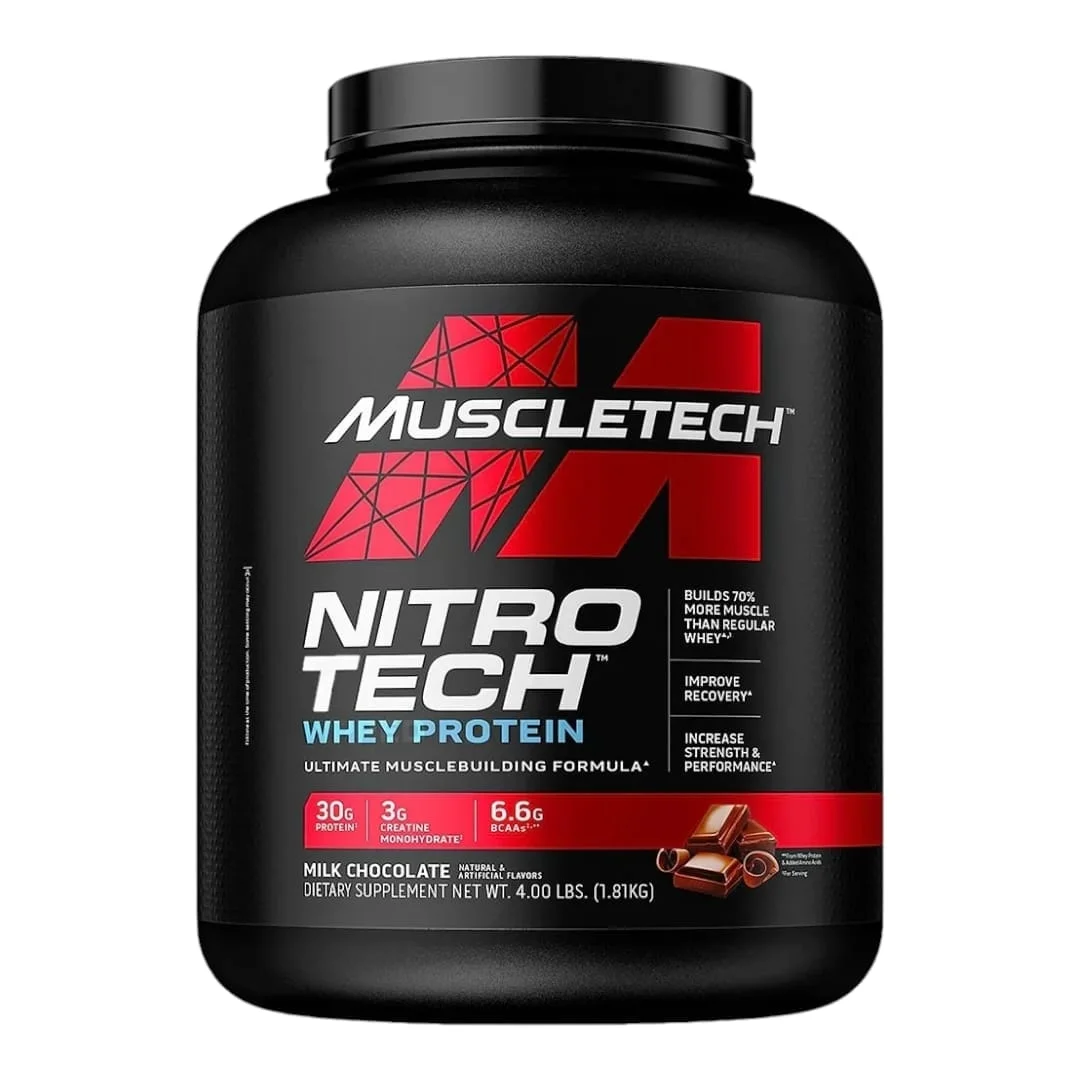 MUSCLETECH NITROTECH WHEY PROTEIN 2.2LB COOKIES CREAM