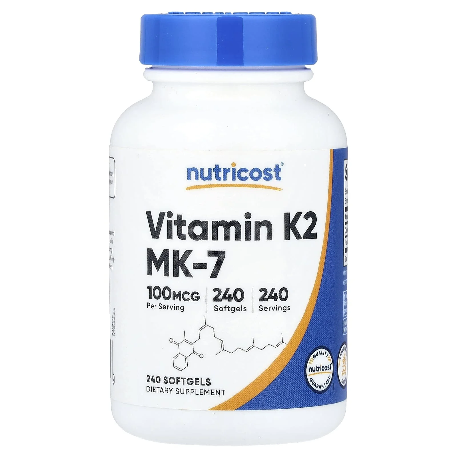 NUTRICOST VITAMINA K2 240 CAPSULAS