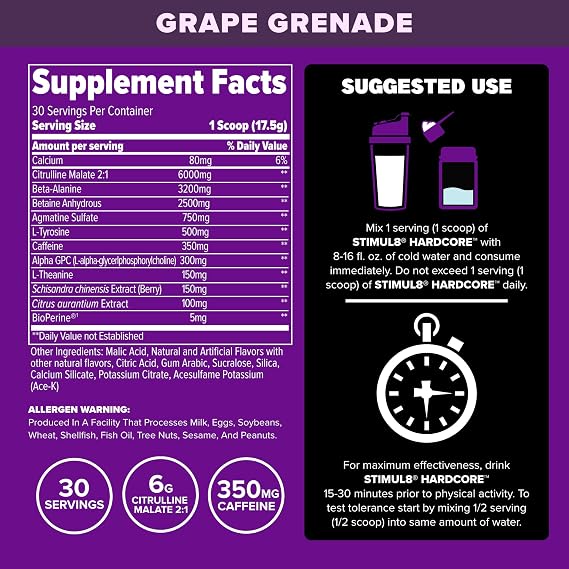 FINAFLEX STIMUL 8 STRONG GRAPE ESCAPE 30