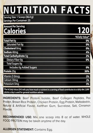 NUTREX WHOLE FOOD PROTEIN VAINILLA MILKSHAKE 2LB